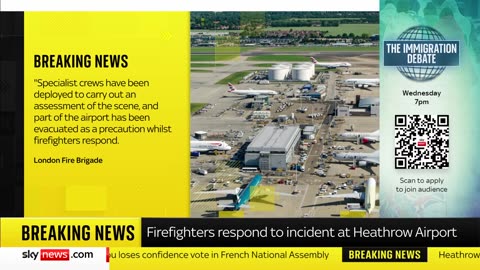 DEVELOPING: Heathrow Airport terminal evacuated due to a "potential hazardous materials incident."
