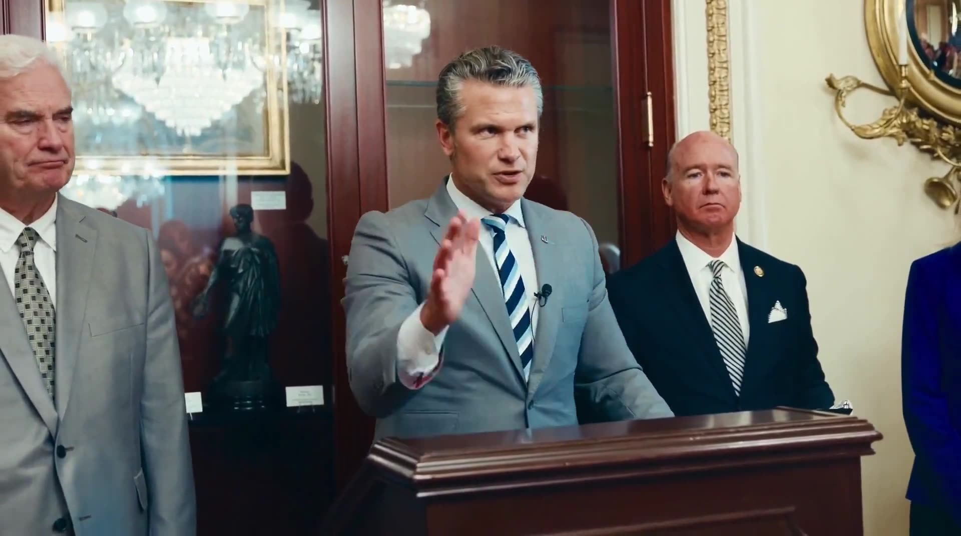 Sec Pete Hegseth took a moment to honor the late Charlie Kirk.