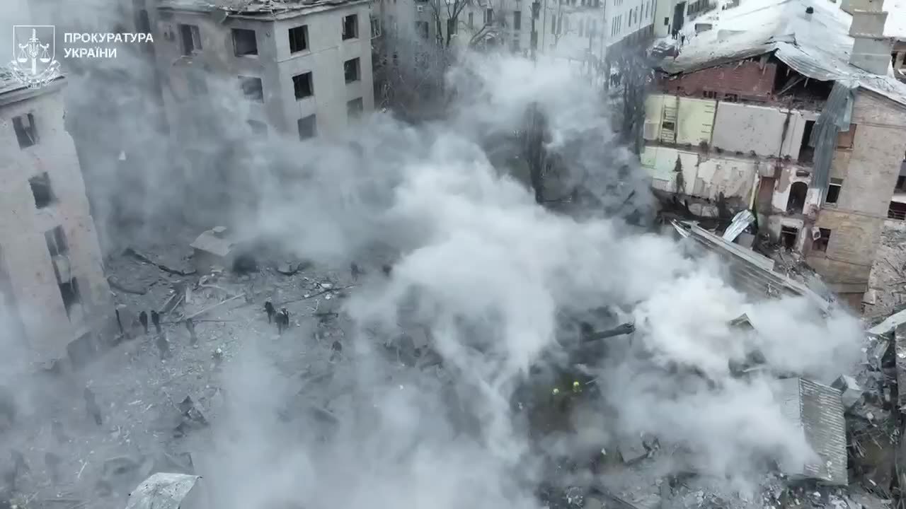 Explosion at Kharkiv Mall Used by Ukrainian Forces
