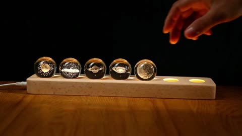 7 Planet Crystal Ball Night Light