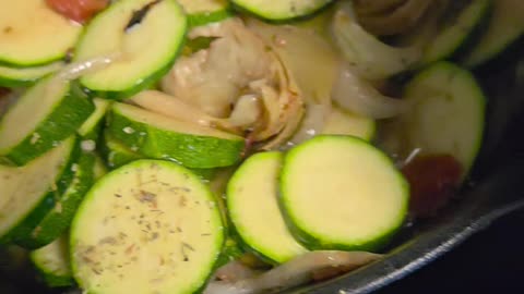 Zucchini medley of herbs and veggies with Eden's Living TV