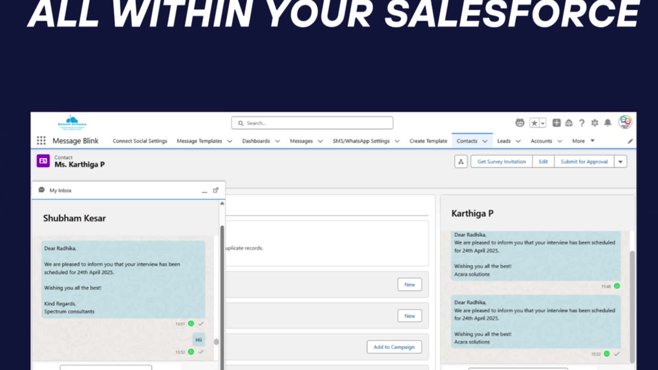 Salesforce SMS