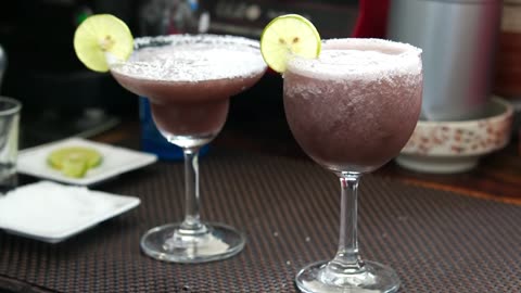 Dark Purple Cocktail