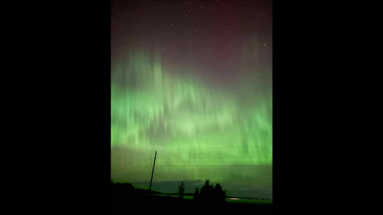 Northern Lights Shine Over The U.P.