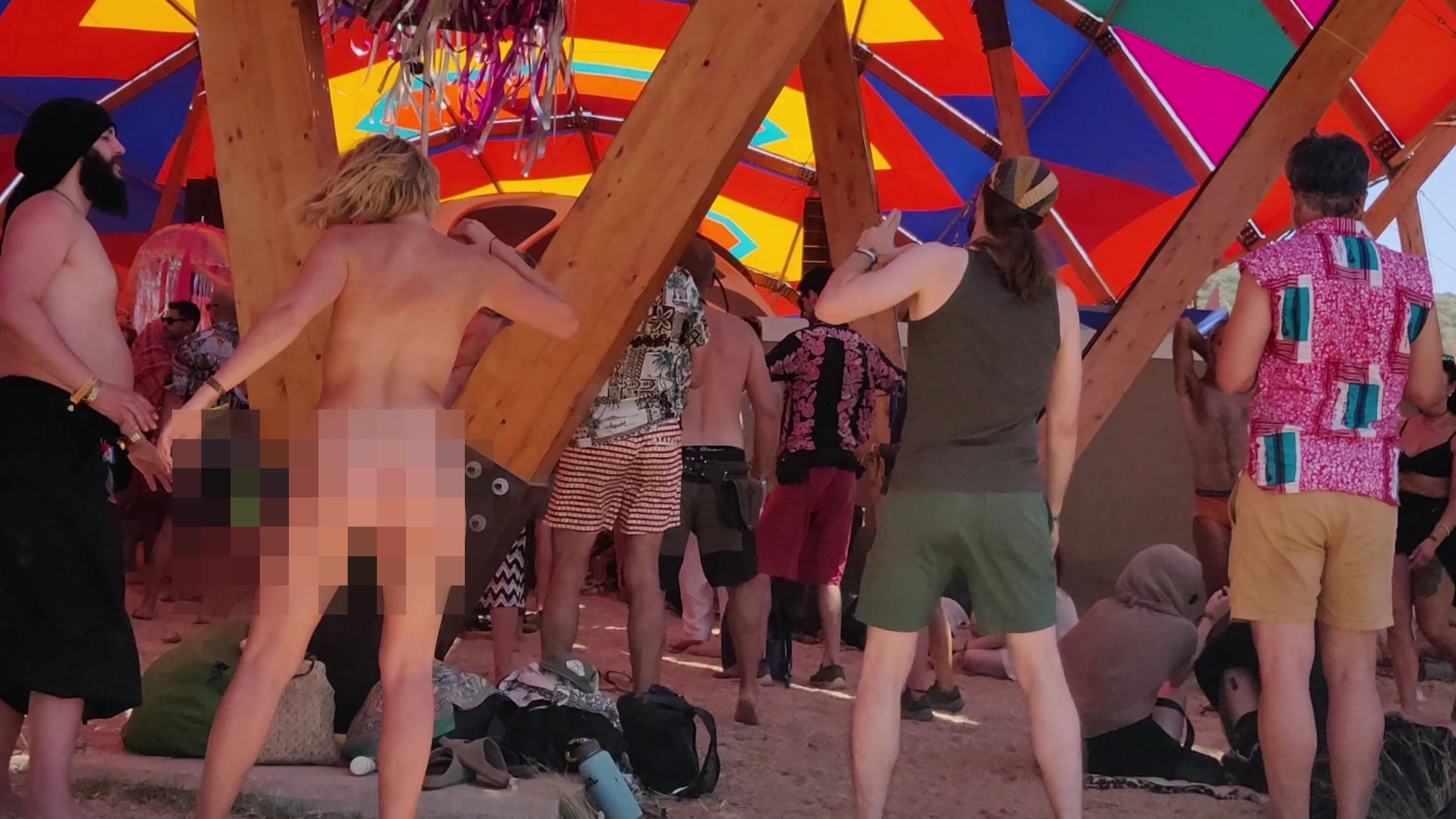 Swedish girl dancing naked