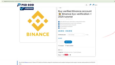 Buy verified Binance account ⭐️100% Verified