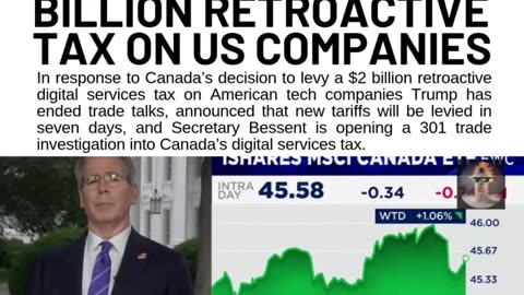 Trump Slams Tariffs on Canada After $2B Tech Tax, Orders Trade Talks Cut Off