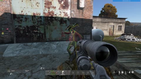 Braindead DayZ player 'hides' in front of 4 players... WAKE UP IDIOT