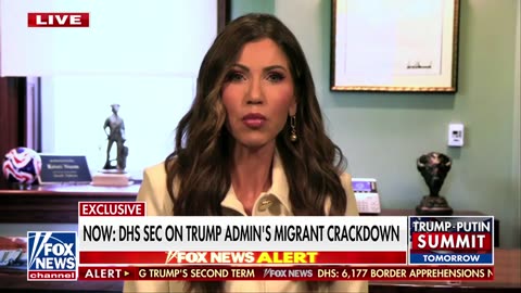 DHS Secretary Kristi Noem discusses President Donald Trump’s immigration policy the Border Patrol