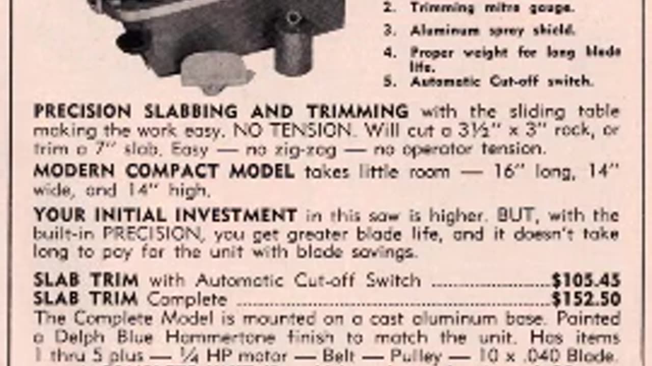 Repairing rocksaw to serviceable use: Part 1