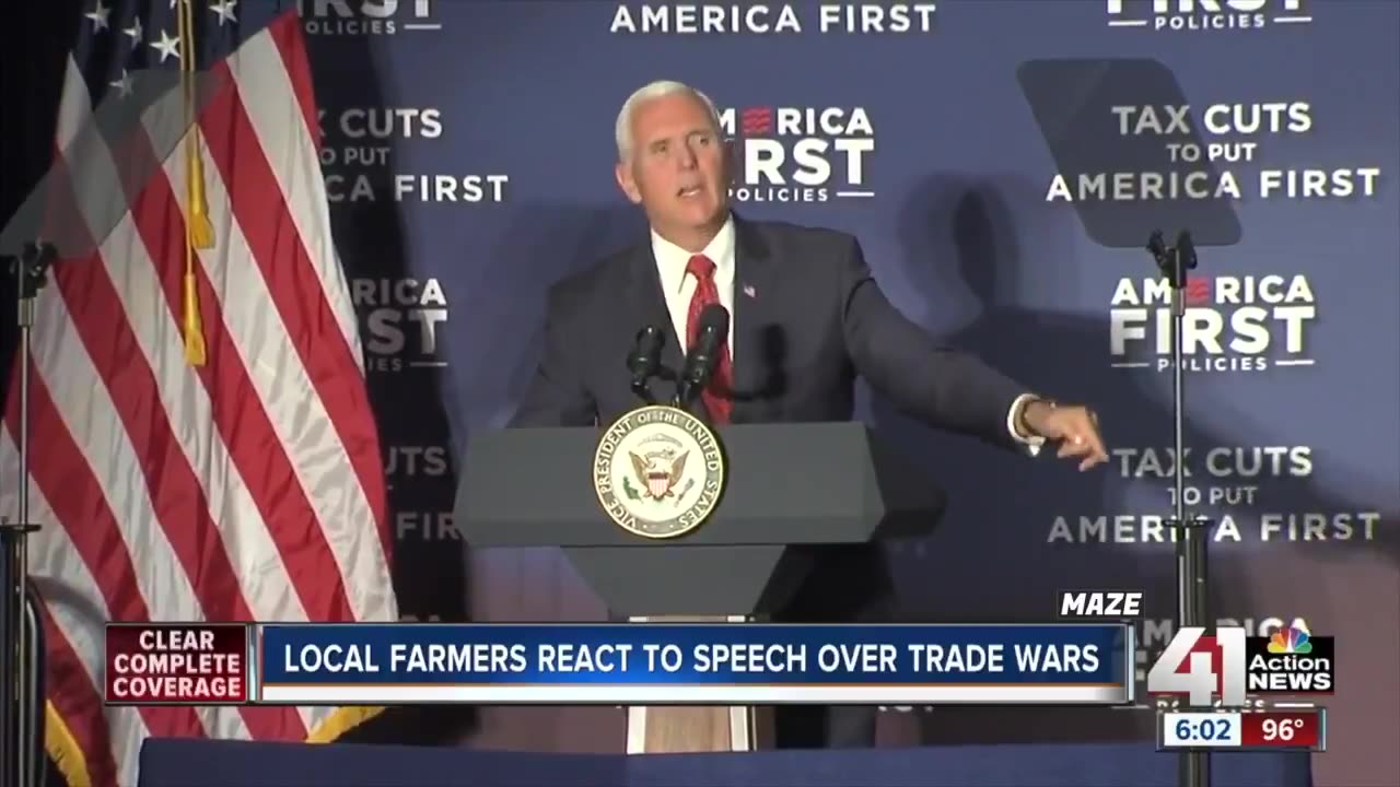 Mike Pence literally spent a year going around the country arguing in favor of Trump's tariffs