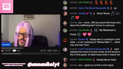 LoudMouthHussy Nov 9, 2025 'SUNDAY SHAT SHOW COME SAY HI OR F U'