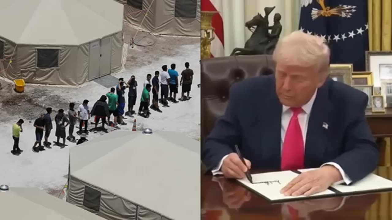 THE ROUNDUP OF AMERICANS BEGINS, TRUMP SIGNS EO TO GET HOMLESS INTO HIS TREATMENT CENTER CAMPS.