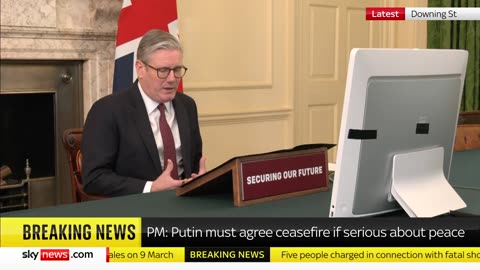 PM tells world leaders to keep up pressure on Putin for unconditional ceasefire