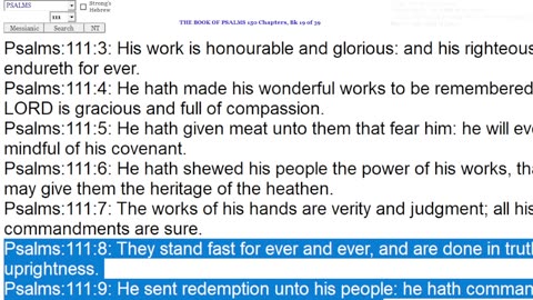 Psalm 127, 111