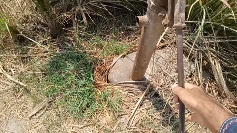 Hand pump in rural area district Khanewal Punjab PK