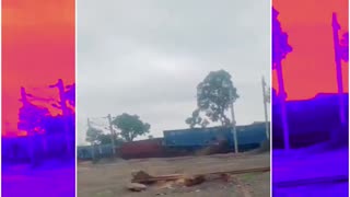 Chaos in Jharkhand: Goods Train Splits and Crashes Into Itself, 10 Bogies Derailed in Sahibganj!