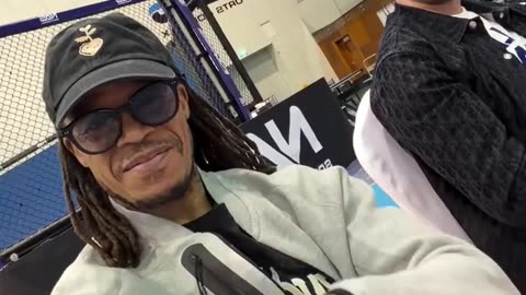 Edgar Davids Visits Khabib Nurmagomedov’s Training Camp