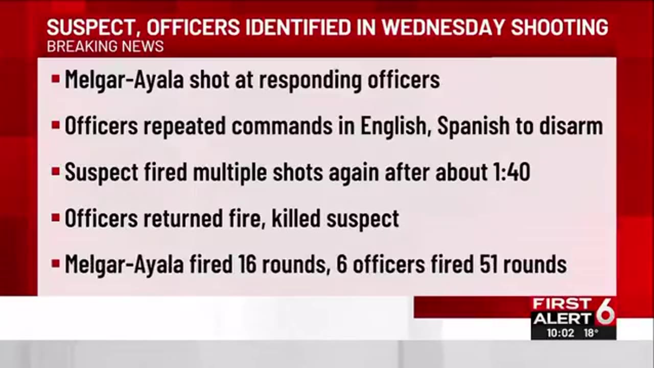 Illegal Alien from El Salvador shoots three police officers after shooting a senior citizen