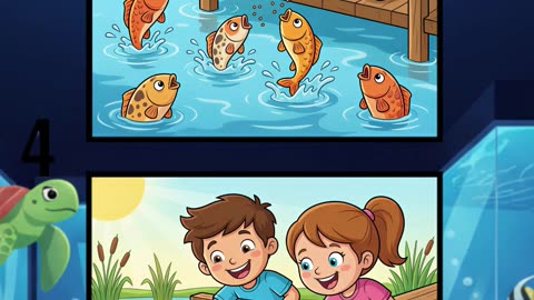 Kids Fishing Fun! 🎣🌞🐟