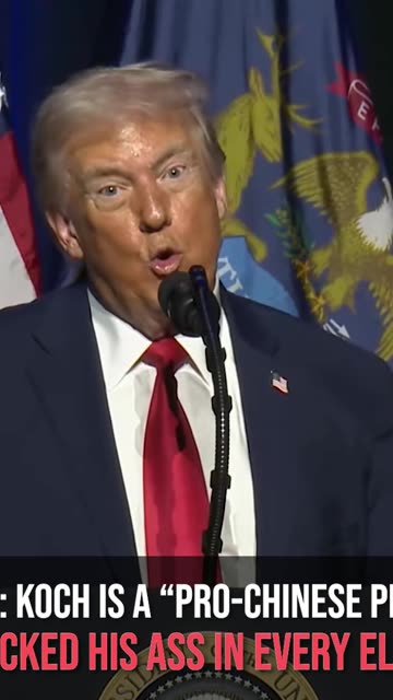 President Trump Slams Charles Koch: "I've Kicked His Ass" in Every Election
