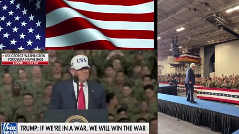 Trump khiêu vũ cùng Hải quân Hoa Kỳ tại Nhật Bản! 😂😍😂🤣😁