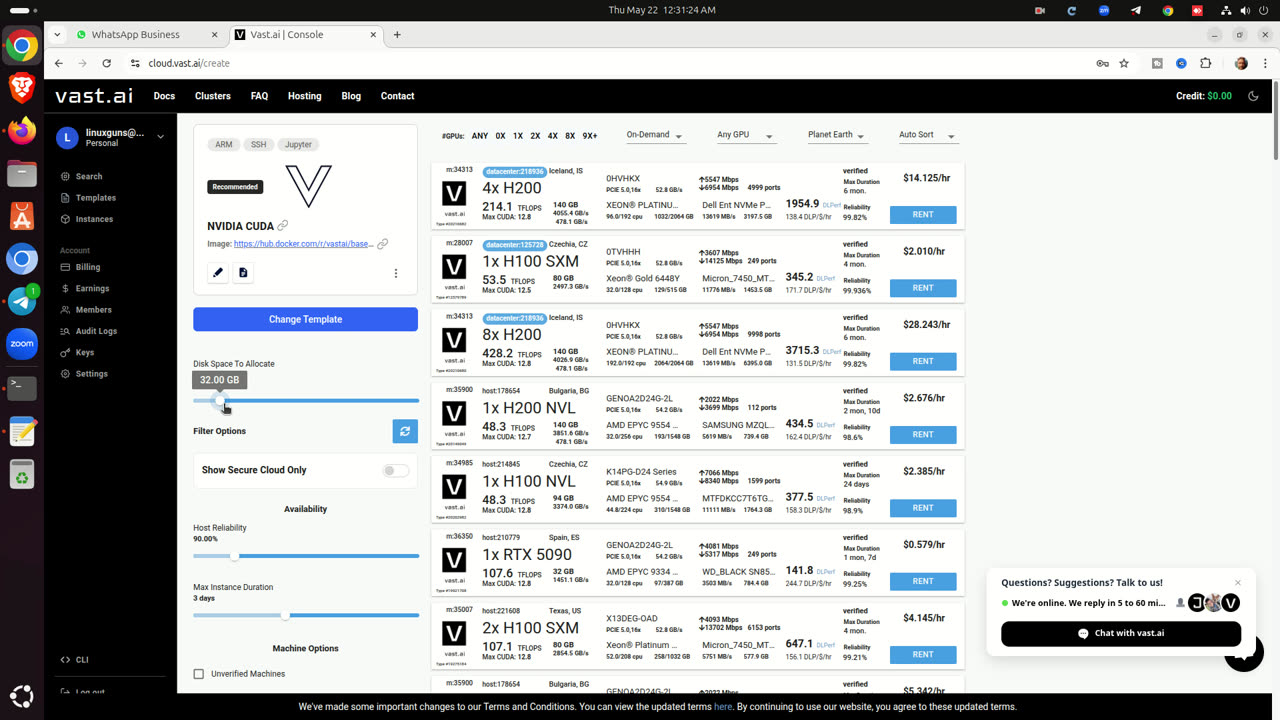 Vast Ai Support Starts Here