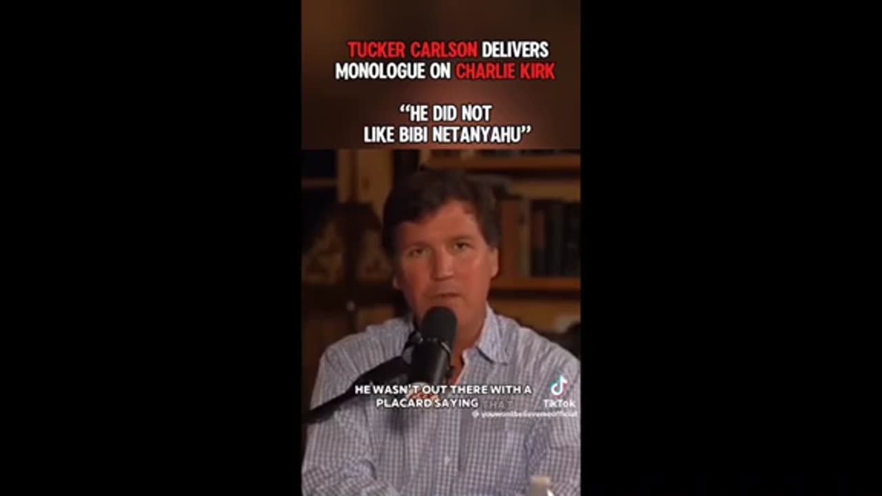 Tucker on Kirk/Israel ..