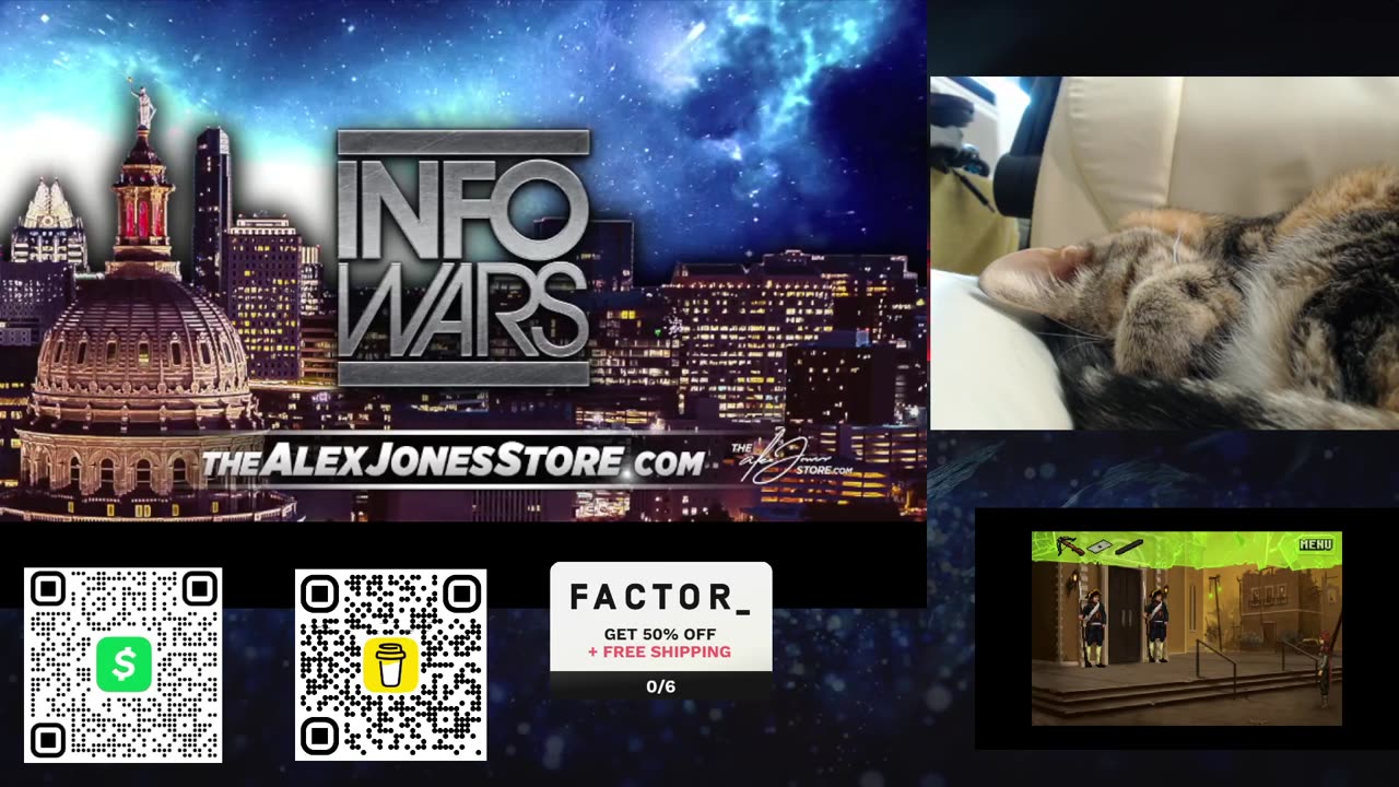 #Infowars #EpsteinFiles #PamBondi #DOJ #FBI #New #cat cam. Lol #Factor75partner