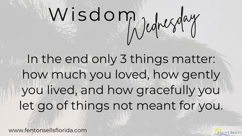 🌿 Wisdom Wednesday 🌿