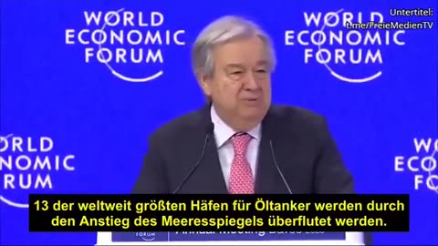🇬🇧 UT 🇩🇪 ❗️🌐 UN-Chef António Guterres: Die „Klimakrise“ droht, „das Leben, ...