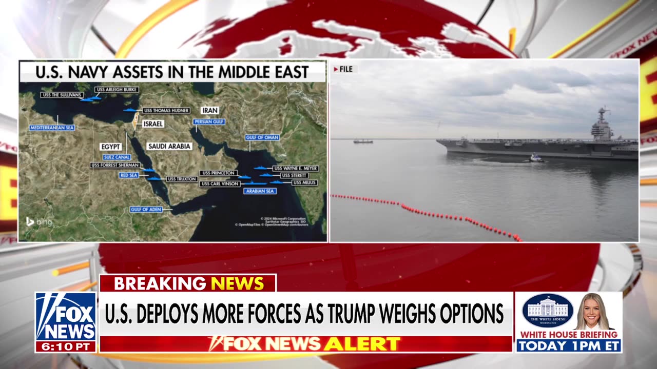 Trump weighs Middle East involvement as US bolsters military assets