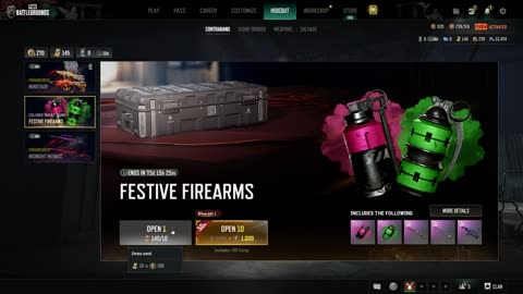 Opening crates in PubG - (Error: Another purchase is already in progress)