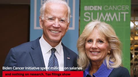 Biden Cancer Initiative spent millions on salaries and nothing on research, Tax filings show