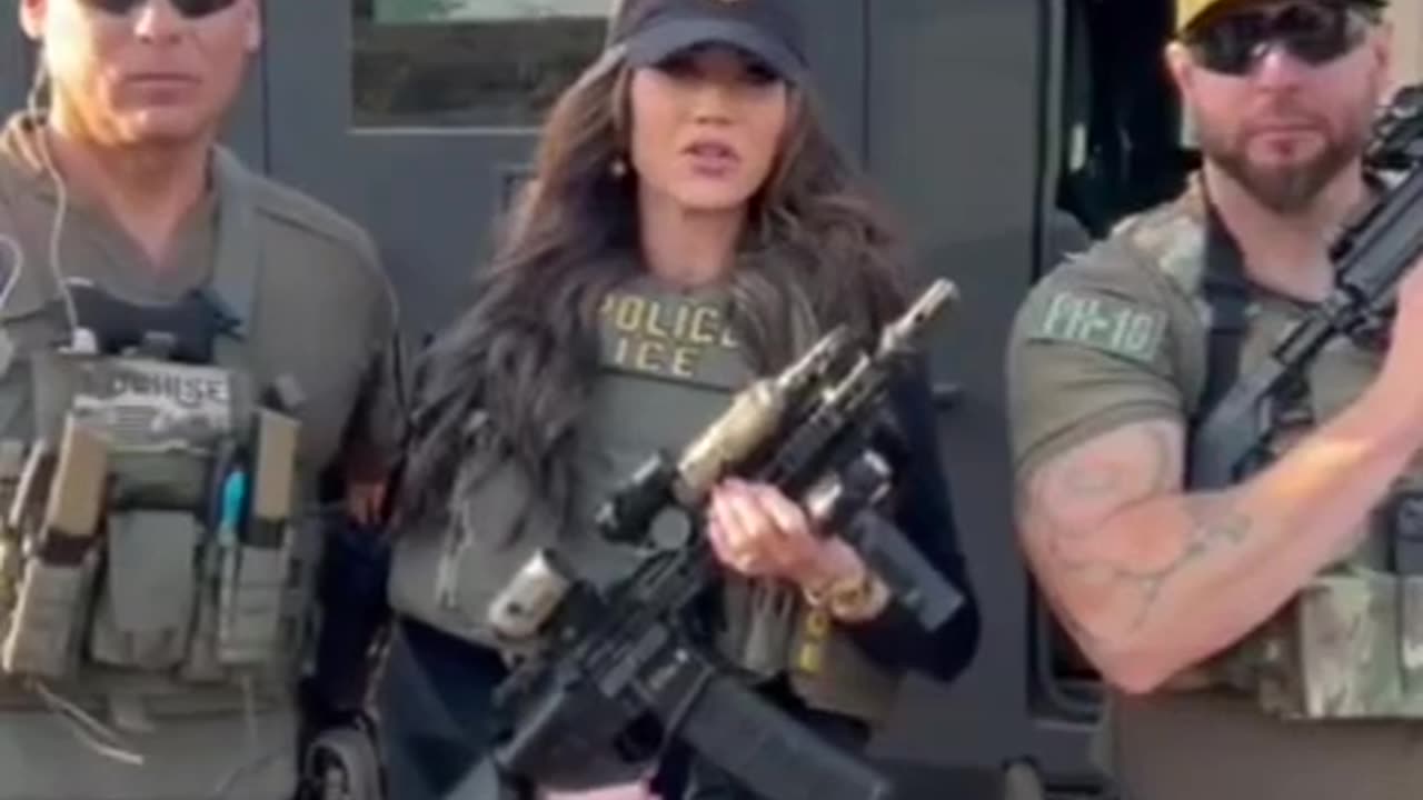 US Homeland Security Secretary Christie Noam, while visiting Phoenix, was spotted