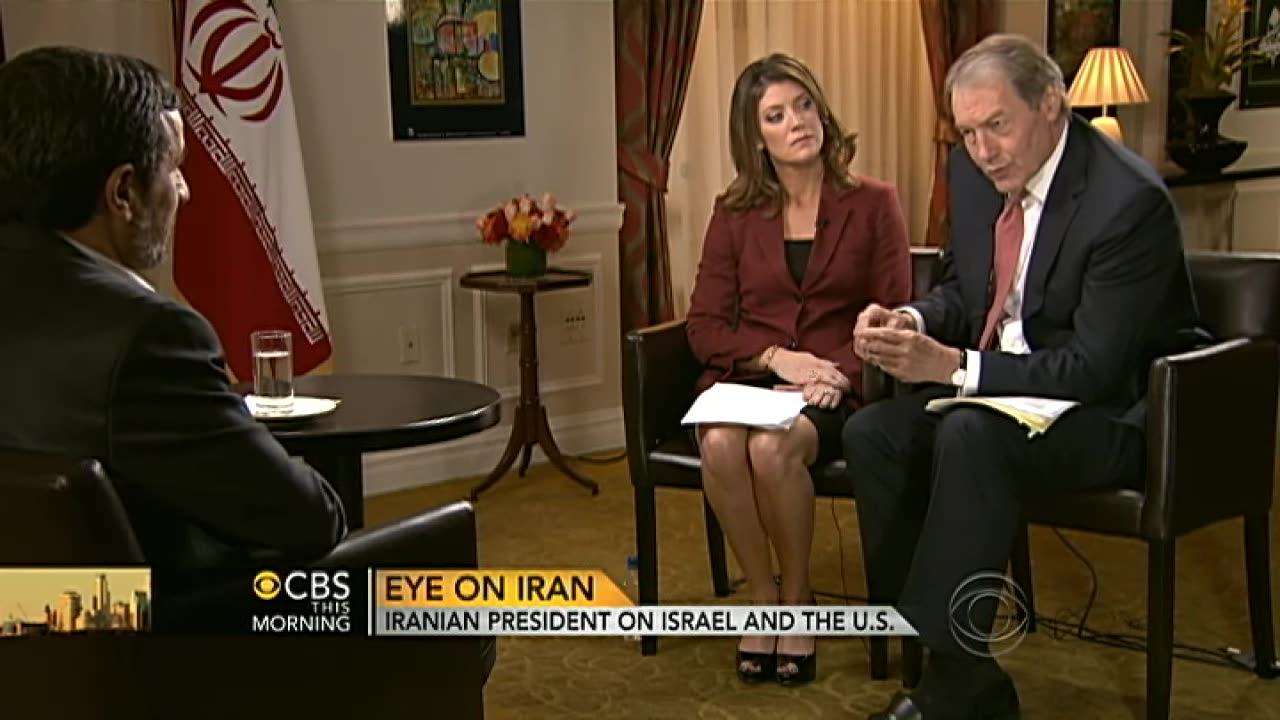 Iran President Ahmadinejad (Interview 2012) CBS NEWS