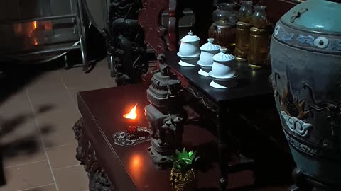 Who lit the fire ?