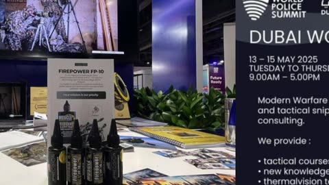 Firepower FP-10™ Presented At World Police Summit 2025 In Dubai!