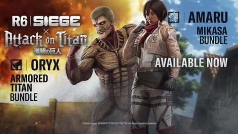 Rainbow Six Siege X - Official Attack on Titan Bundle Trailer