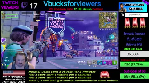Giving Away 10,000 VBucks+ / Playing Fortnite with Viewers!