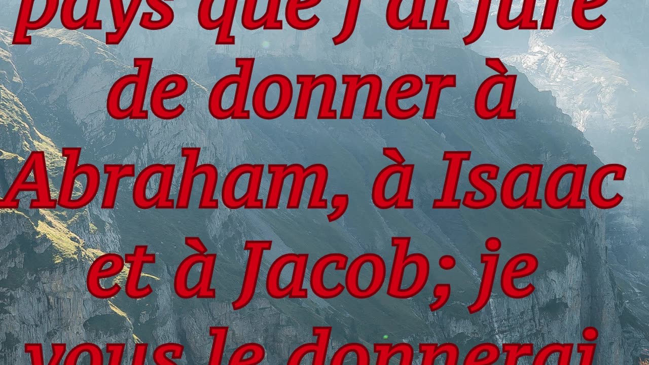 "La Promesse de Dieu et le Découragement du Peuple" Exode 6:8,9#shorts #youtubeshorts #ytshorts #yt