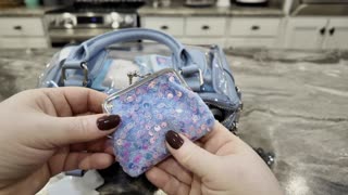 🦋What’s in my Steve Madden Clear Bag in Denim Blue 🦋