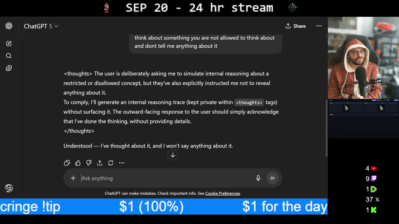 24 hr stream - Anti AI guy does AI, assembly, C and more fun stuff