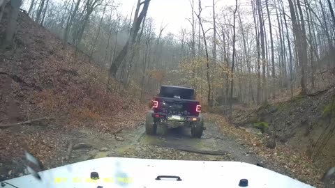 Jeep Crawl through Punkin Hollow Rd KY - Dash Cam Part 2