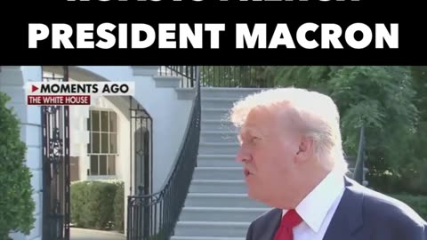 President Trump on Macron’s push to recognize a Palestinian state