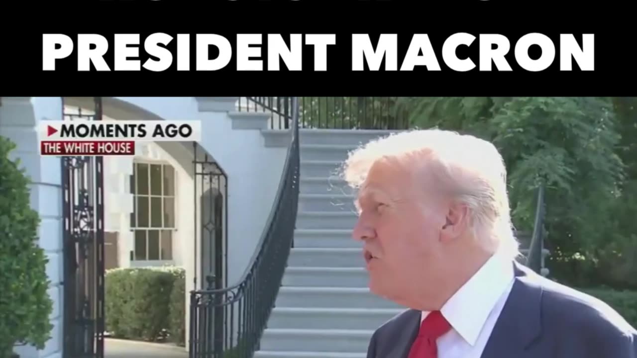 President Trump on Macron’s push to recognize a Palestinian state