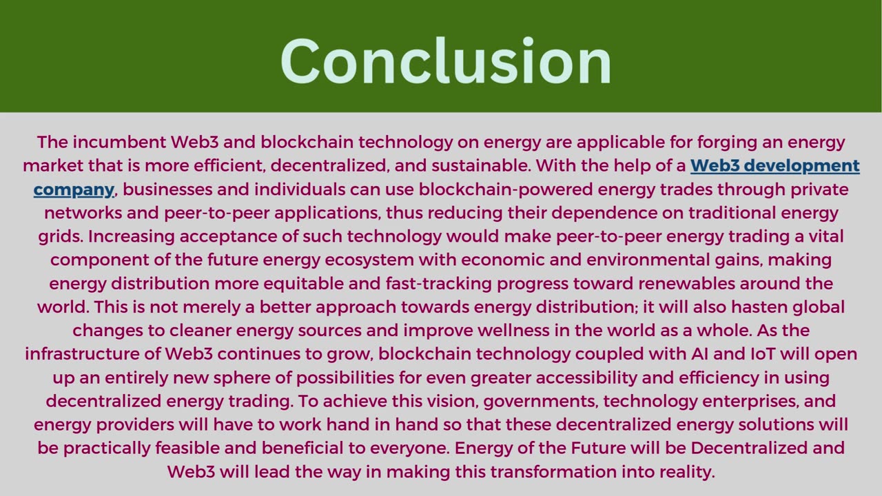 How Web3 Can Enable Peer-to-Peer Energy Trading Using Blockchain