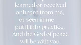 Philippians 4:9