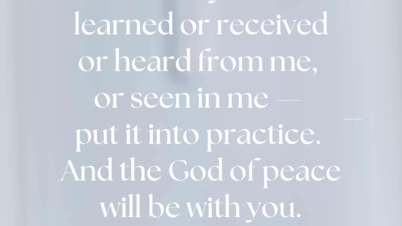 Philippians 4:9