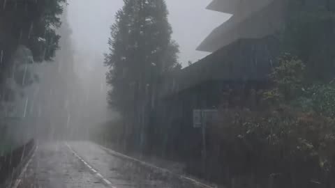 Rain Sounds For Sleeping - 99% Instantly Fall Asleep With Rain And Thunder Sound At Night